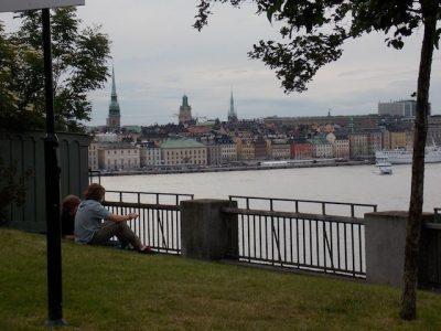 Vistas desde la calle Fjällgatan.