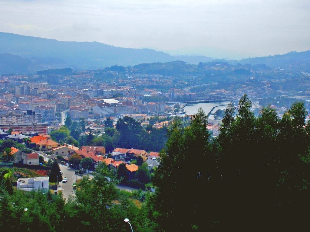 Vistas de Pontevedra desde Poio