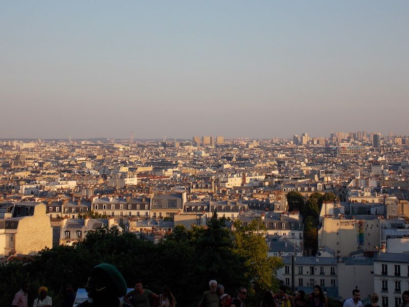 Vistas de París desde Sagrado Corazón