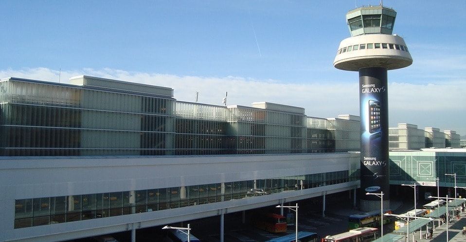Exterior del Aeropuerto de barcelona