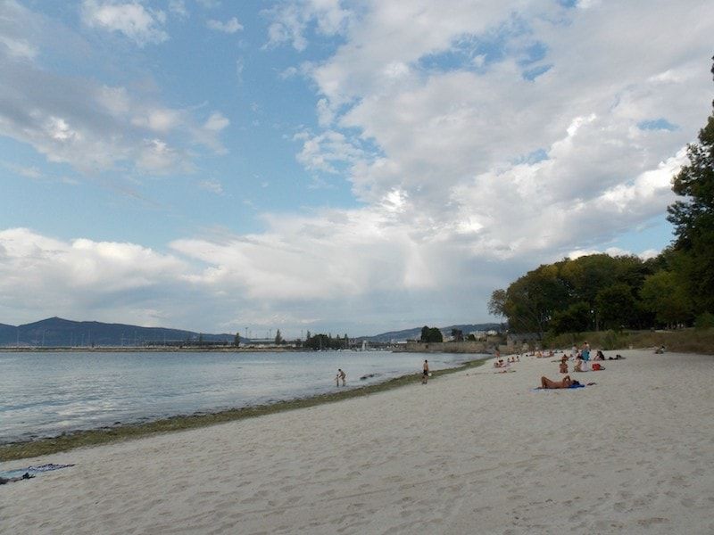 Bouzas en la ría de Vigo