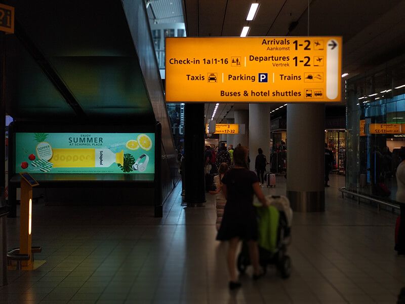 aeropuerto de Schiphol en holanda