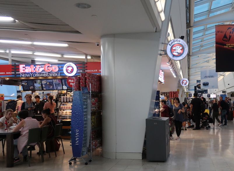 comer en aeropuerto JFK