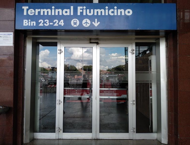 bus fiumicino roma desde termini