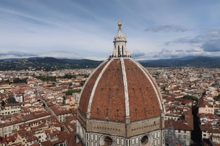 vistas de florencia de la cúpula del duomo
