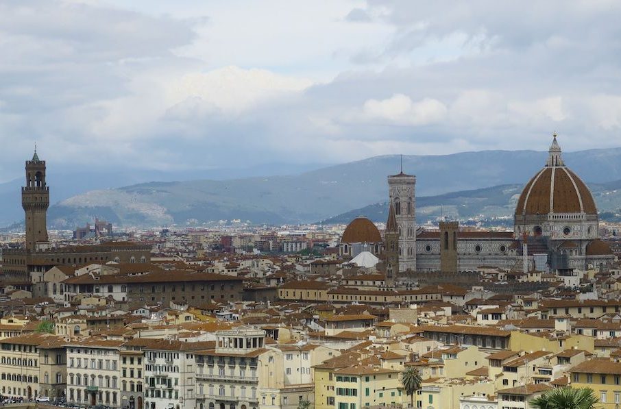 florencia y vistas de la ciudad