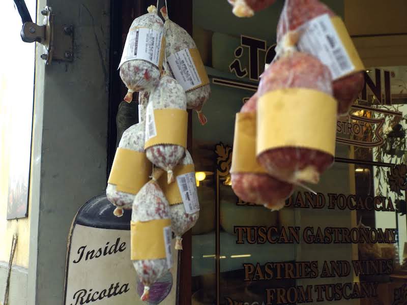 embutidos típicos en Florencia