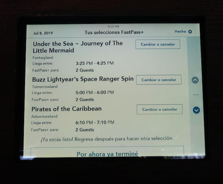 FastPass disney Orlando