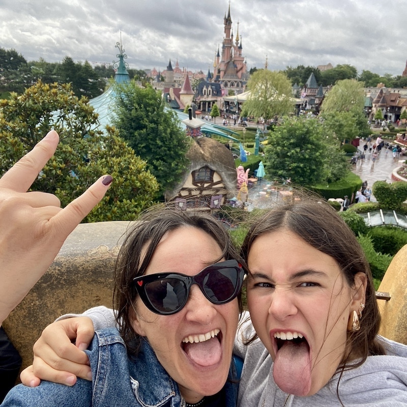 Vistas desde el Laberinto de Alicia Disney Paris
