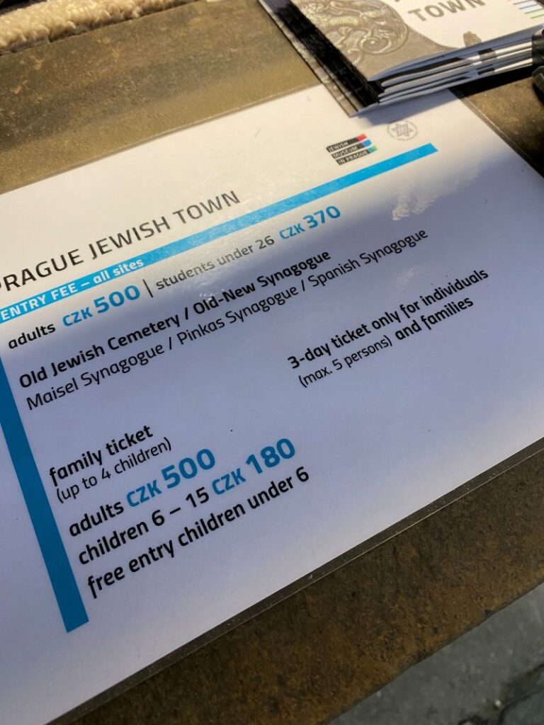 Entradas para visitar el Barrio Judío de Praga, acceso al museo judío y la sinagoga nuevo-vieja